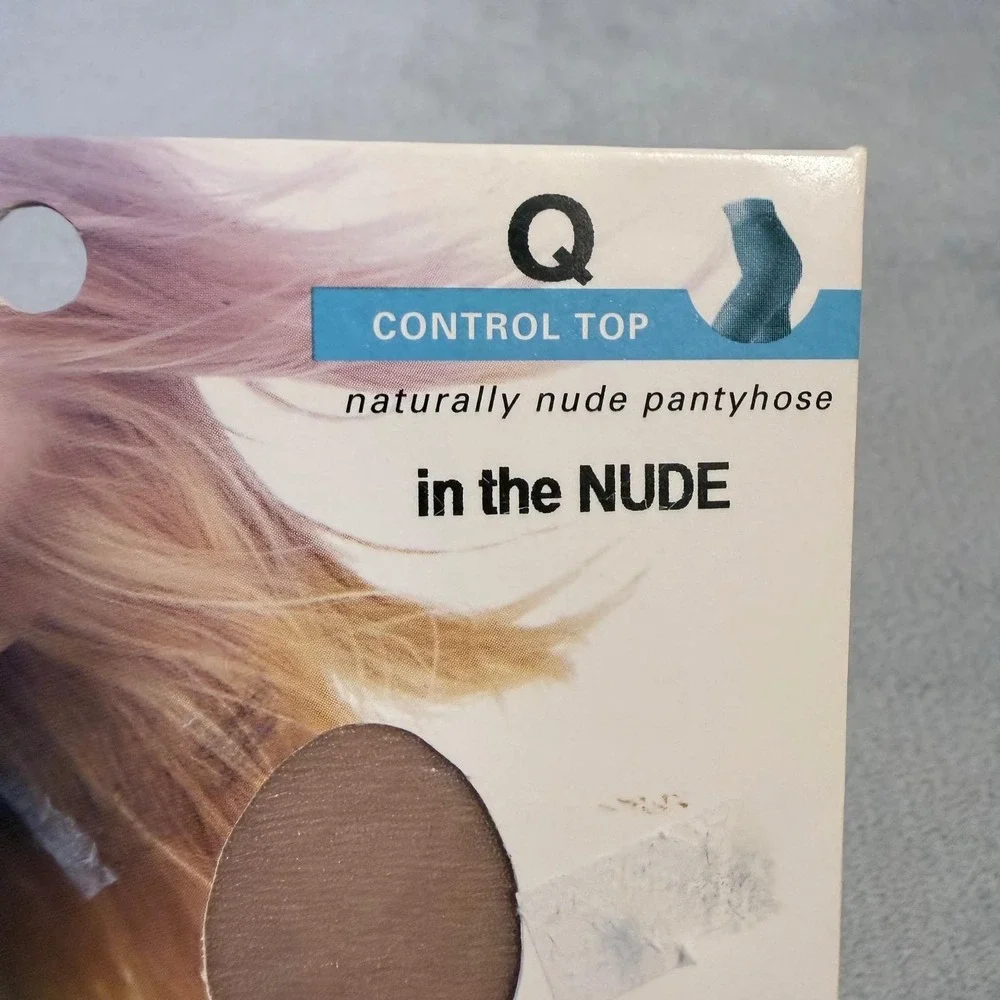 Vintage L'eggs Bare Leggs Control Top Pantyhose Size Q Nude Pantyhose NOS 2001‎
